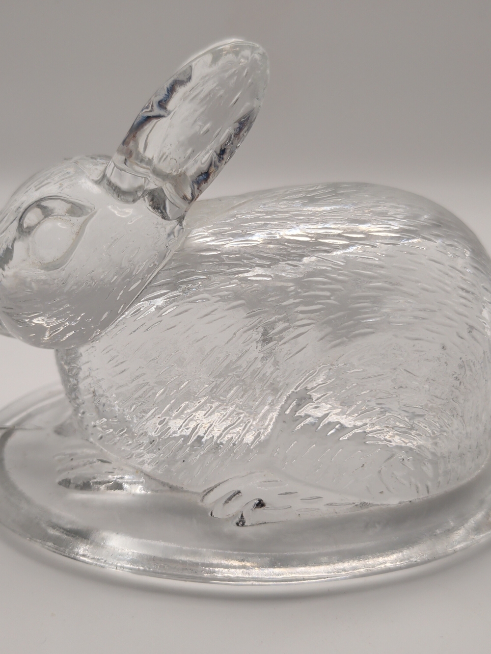 Vintage Bunny Rabbit LID ONLY Replacement For Nest Candy Dish By Indiana Glass H